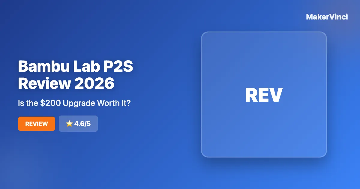 Bambu Lab P2S Review 2026: Is the $200 Upgrade Worth It?