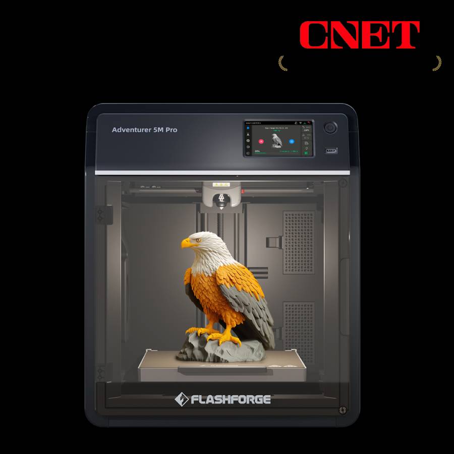 Flashforge Adventurer 5M Pro compact enclosed 3D printer